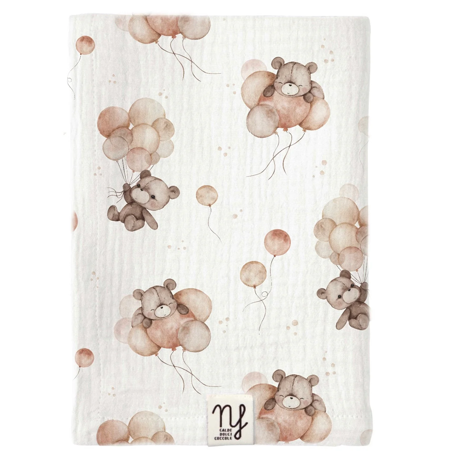 Nannafrufru Mussola Dolce Volare Doppia Garza 100% Cotone